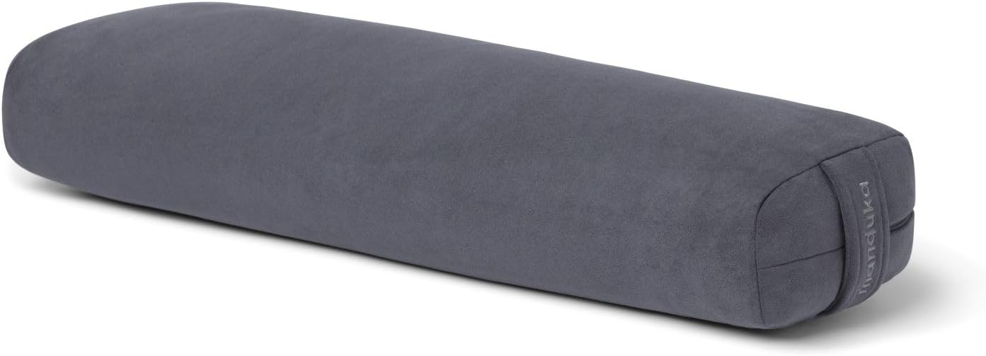 enlight Bolster Pillow - Yoga Pillow with Machine Washable Microfiber Cover, Curved Design for Optimal Workout and Meditation Support, Yoga and Pilates Equipment