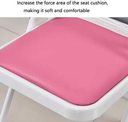 Pilates Yoga Chair, Professional Iyengar Auxiliary Chair, Yoga, Hardened and Thick Yoga Folding Chair, Solid Anti-Slip, Stable and Durable,Pink