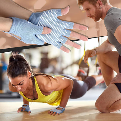 3 Pairs Yoga Pilates Workout Gloves