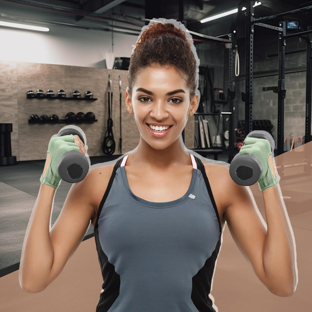 3 Pairs Yoga Pilates Workout Gloves