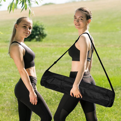Yoga Mat Bag, Full Zip Oxford Cloth Yoga Mat Carrier with Adjustable Strap