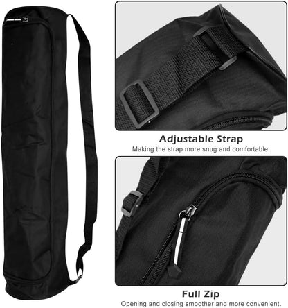 Yoga Mat Bag, Full Zip Oxford Cloth Yoga Mat Carrier with Adjustable Strap