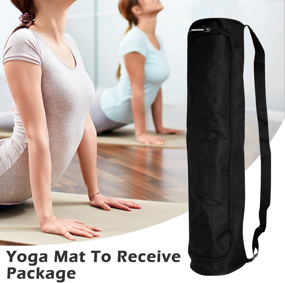 Yoga Mat Bag, Full Zip Oxford Cloth Yoga Mat Carrier with Adjustable Strap