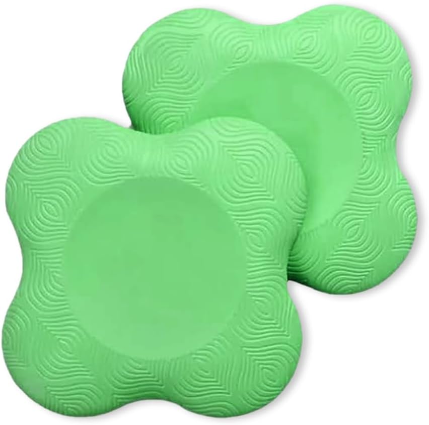 2-Pack Yoga Knee Pad Cushion - Extra Thick Foam Pads for Knees, Elbows, Wrists, Hands, and Head Cushioned Knee Pad for Yoga Non-Slip Yoga Knee Pads Knee Support Pad for Yoga Yoga Knee Pad Set for Joint Comfort High-Density Yoga Knee Cushions