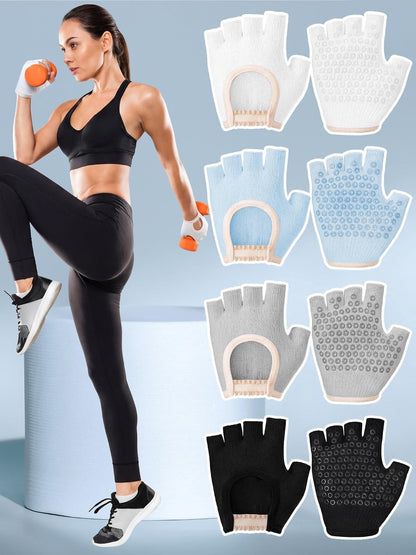 4 Pcs Women Workout Gloves