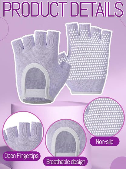 4 Pcs Women Workout Gloves
