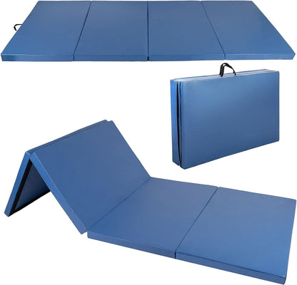 4'x8'x2 Thick Folding Gymnastics Exercise Mat Aerobics Stretching Yoga Mats