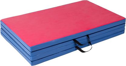 4'x8'x2 Thick Folding Gymnastics Exercise Mat Aerobics Stretching Yoga Mats