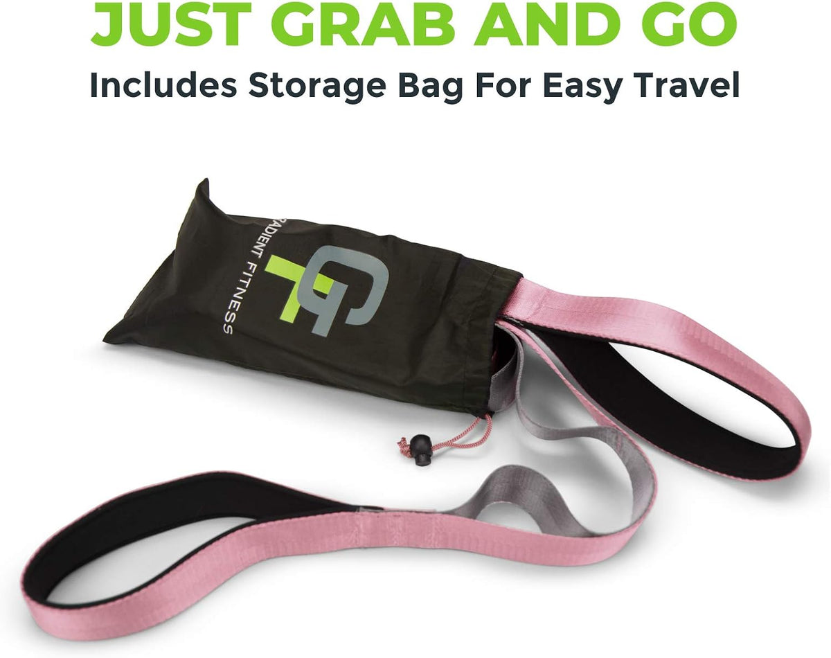 Physical Therapy Stretch Strap with 12 Loops - 1.5 Inch Width
