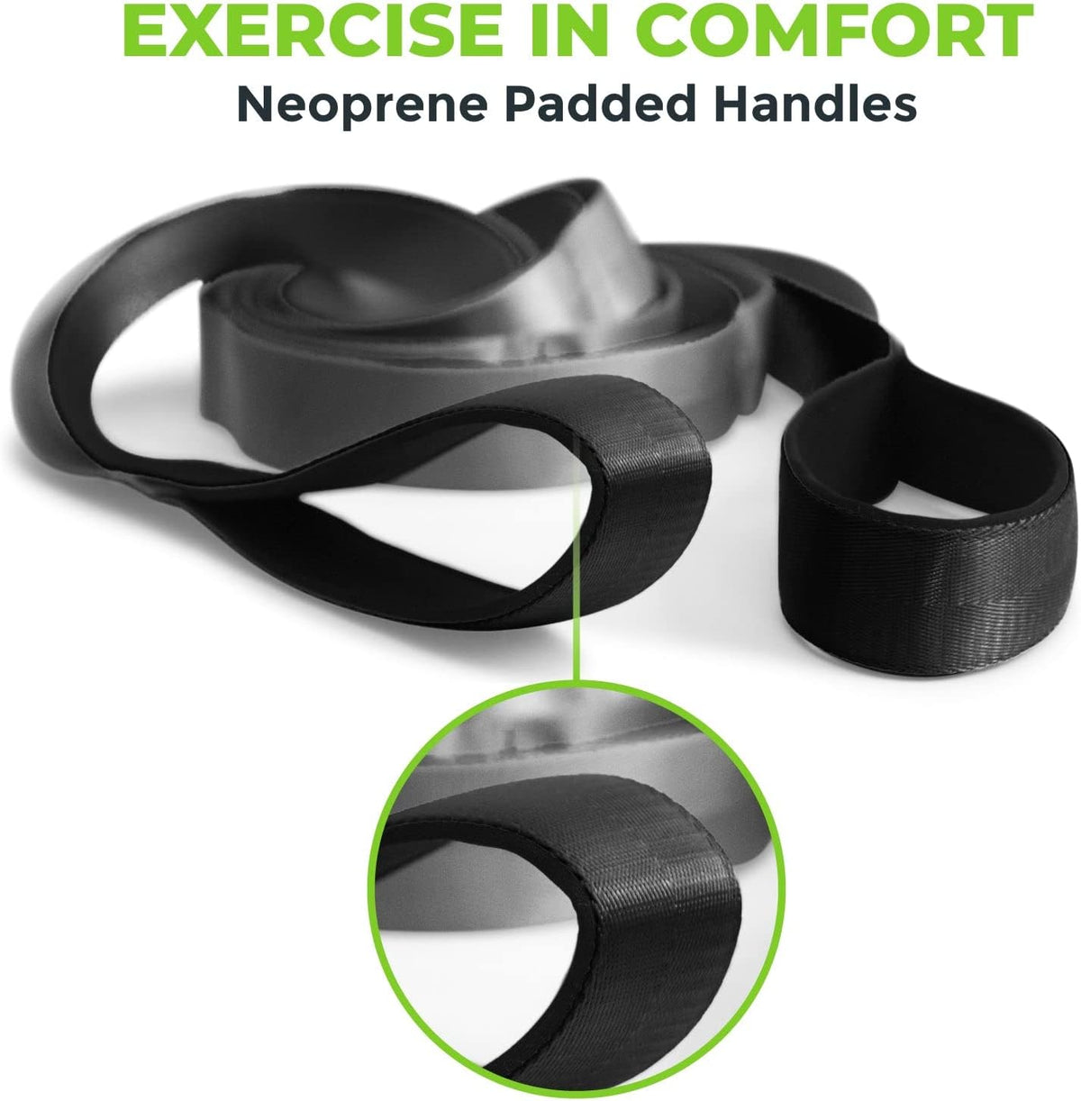 Physical Therapy Stretch Strap with 12 Loops - 1.5 Inch Width