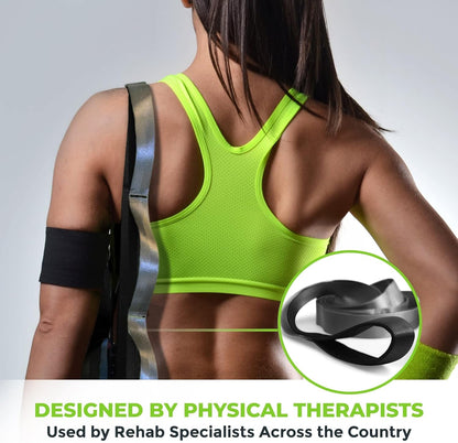 Physical Therapy Stretch Strap with 12 Loops - 1.5 Inch Width