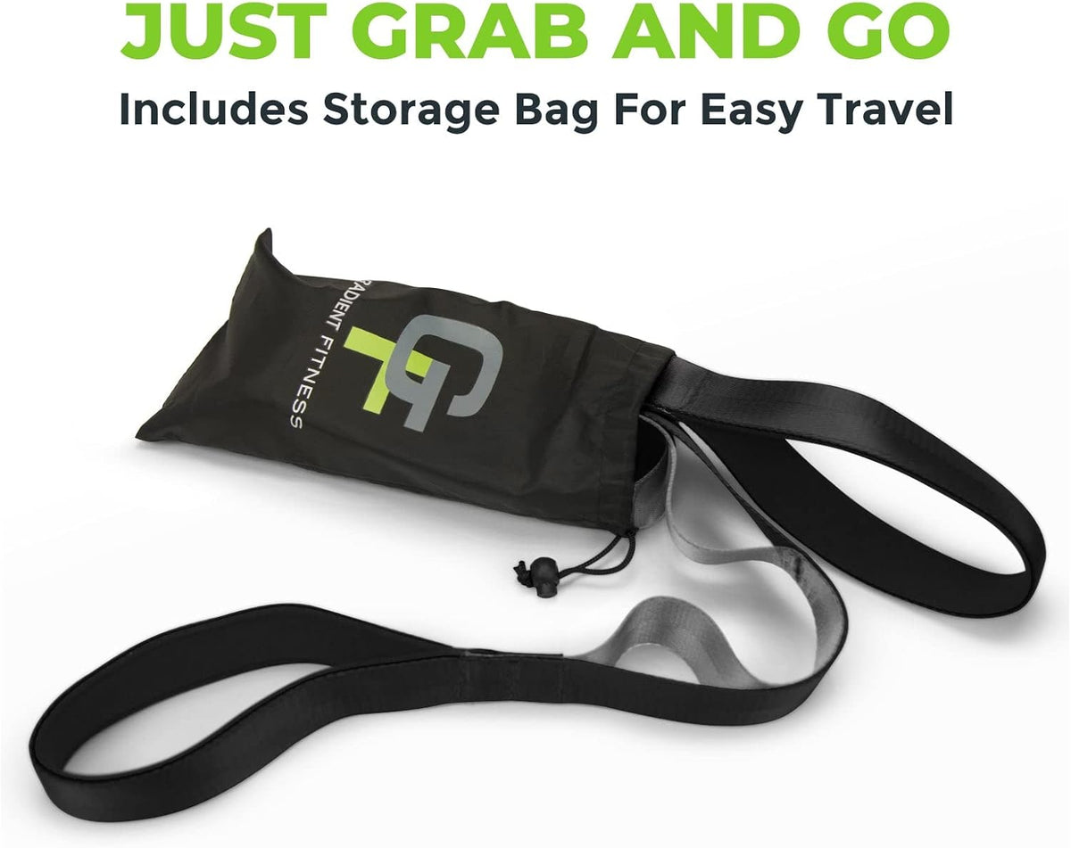 Physical Therapy Stretch Strap with 12 Loops - 1.5 Inch Width