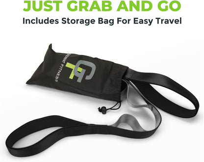Physical Therapy Stretch Strap with 12 Loops - 1.5 Inch Width