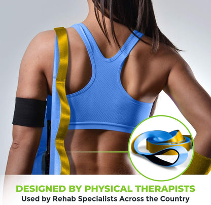Physical Therapy Stretch Strap with 12 Loops - 1.5 Inch Width