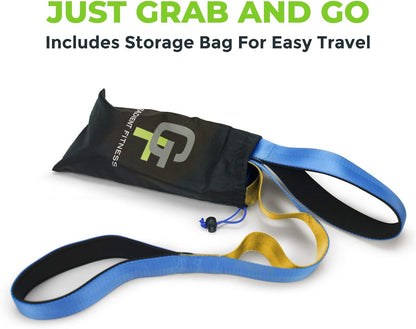 Physical Therapy Stretch Strap with 12 Loops - 1.5 Inch Width