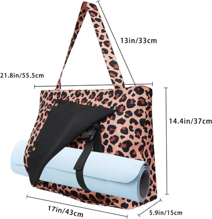 Yoga Mat Bag Yoga Bags and Carriers Fits All Your Stuff Yoga Tote Bag with Zipper Pocket Yoga Mat Carrier Pilates Bag Take in Out Mat Easily