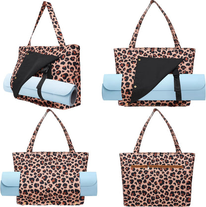 Yoga Mat Bag Yoga Bags and Carriers Fits All Your Stuff Yoga Tote Bag with Zipper Pocket Yoga Mat Carrier Pilates Bag Take in Out Mat Easily