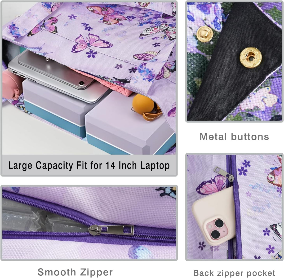 Yoga Mat Bag Yoga Bags and Carriers Fits All Your Stuff Yoga Tote Bag with Zipper Pocket Yoga Mat Carrier Pilates Bag Take in Out Mat Easily
