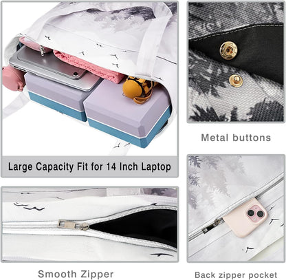 Yoga Mat Bag Yoga Bags and Carriers Fits All Your Stuff Yoga Tote Bag with Zipper Pocket Yoga Mat Carrier Pilates Bag Take in Out Mat Easily