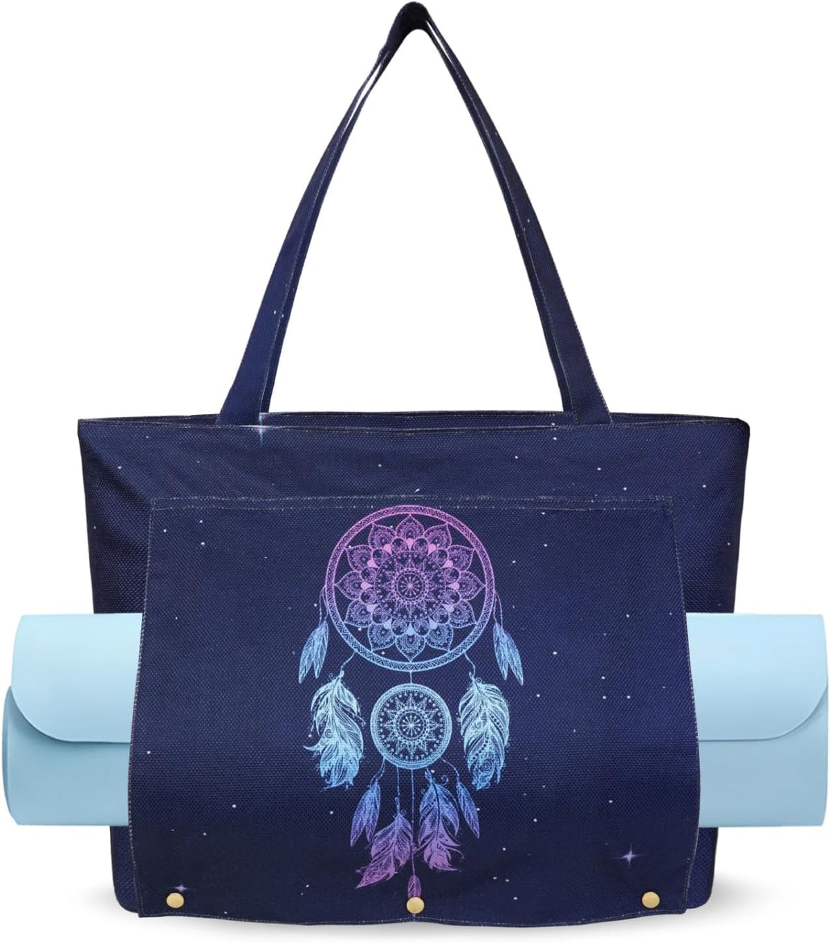 Yoga Mat Bag Yoga Bags and Carriers Fits All Your Stuff Yoga Tote Bag with Zipper Pocket Yoga Mat Carrier Pilates Bag Take in Out Mat Easily