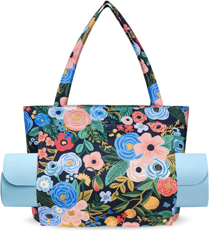 Yoga Mat Bag Yoga Bags and Carriers Fits All Your Stuff Yoga Tote Bag with Zipper Pocket Yoga Mat Carrier Pilates Bag Take in Out Mat Easily