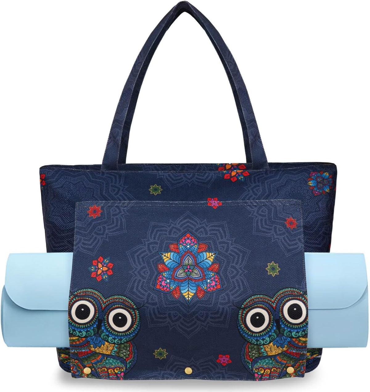 Yoga Mat Bag Yoga Bags and Carriers Fits All Your Stuff Yoga Tote Bag with Zipper Pocket Yoga Mat Carrier Pilates Bag Take in Out Mat Easily
