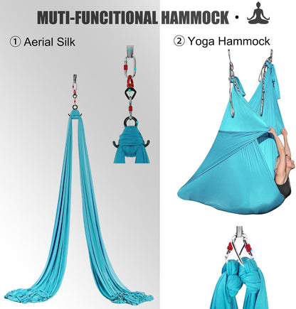 11 Yards Aerial Silks for home aerial yoga hammock Aerial Silks Kit