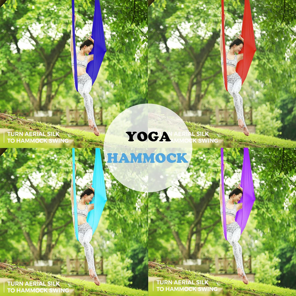 11 Yards Aerial Silks for home aerial yoga hammock Aerial Silks Kit