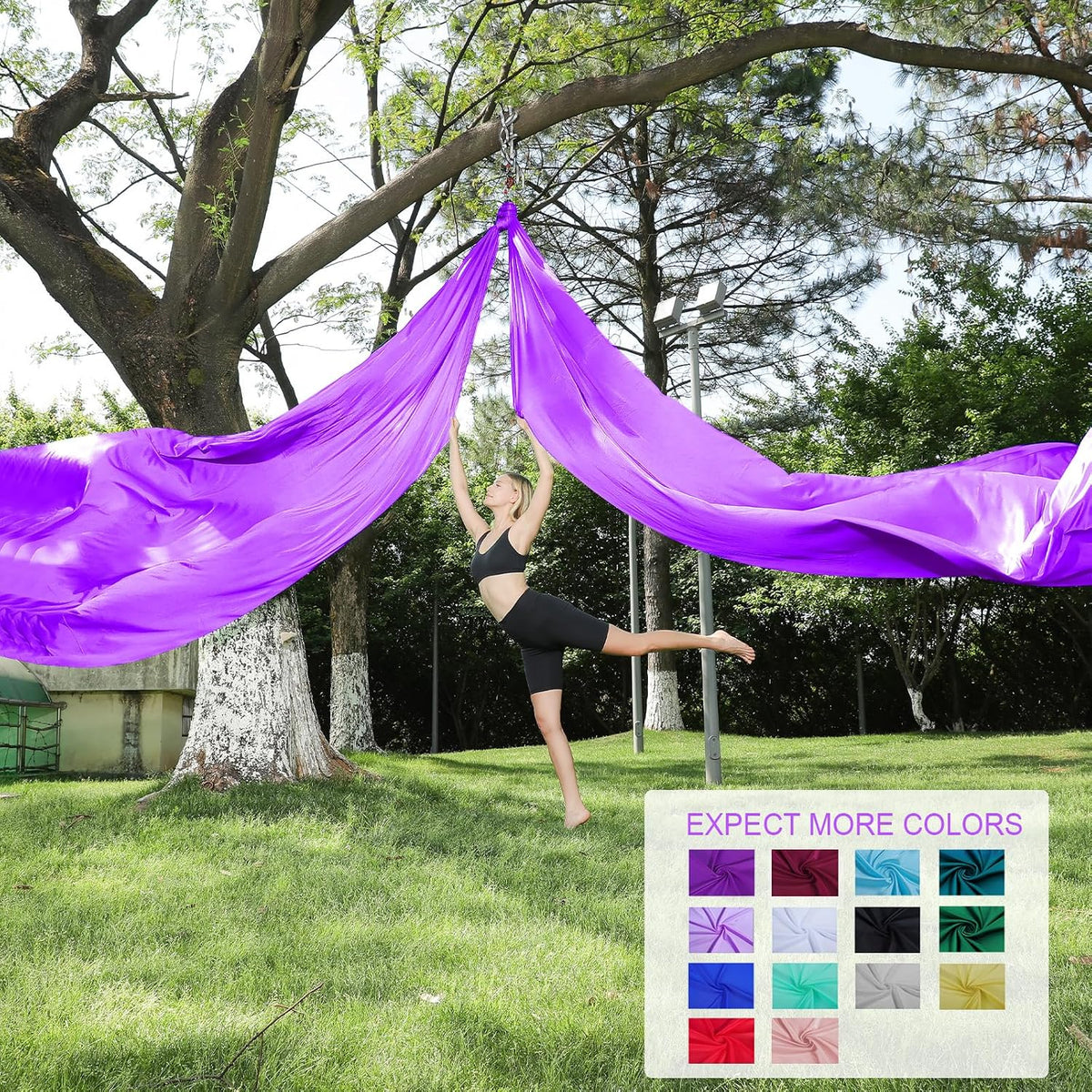 11 Yards Aerial Silks for home aerial yoga hammock Aerial Silks Kit