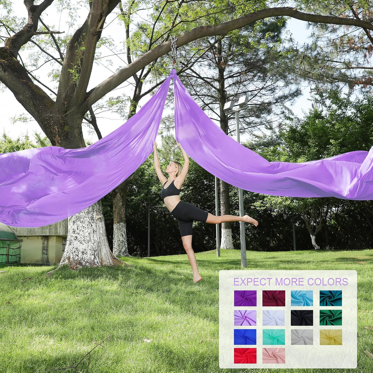 11 Yards Aerial Silks for home aerial yoga hammock Aerial Silks Kit