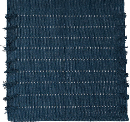 Indian Handmade 100% Organic Cotton Yoga Mat, Hand Woven Rug, Yoga Mat For Everyday Fitness at Home Comfortable Foldable Long Mat