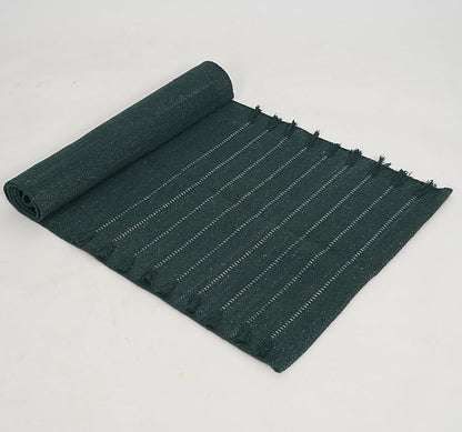 Indian Handmade 100% Organic Cotton Yoga Mat, Hand Woven Rug, Yoga Mat For Everyday Fitness at Home Comfortable Foldable Long Mat