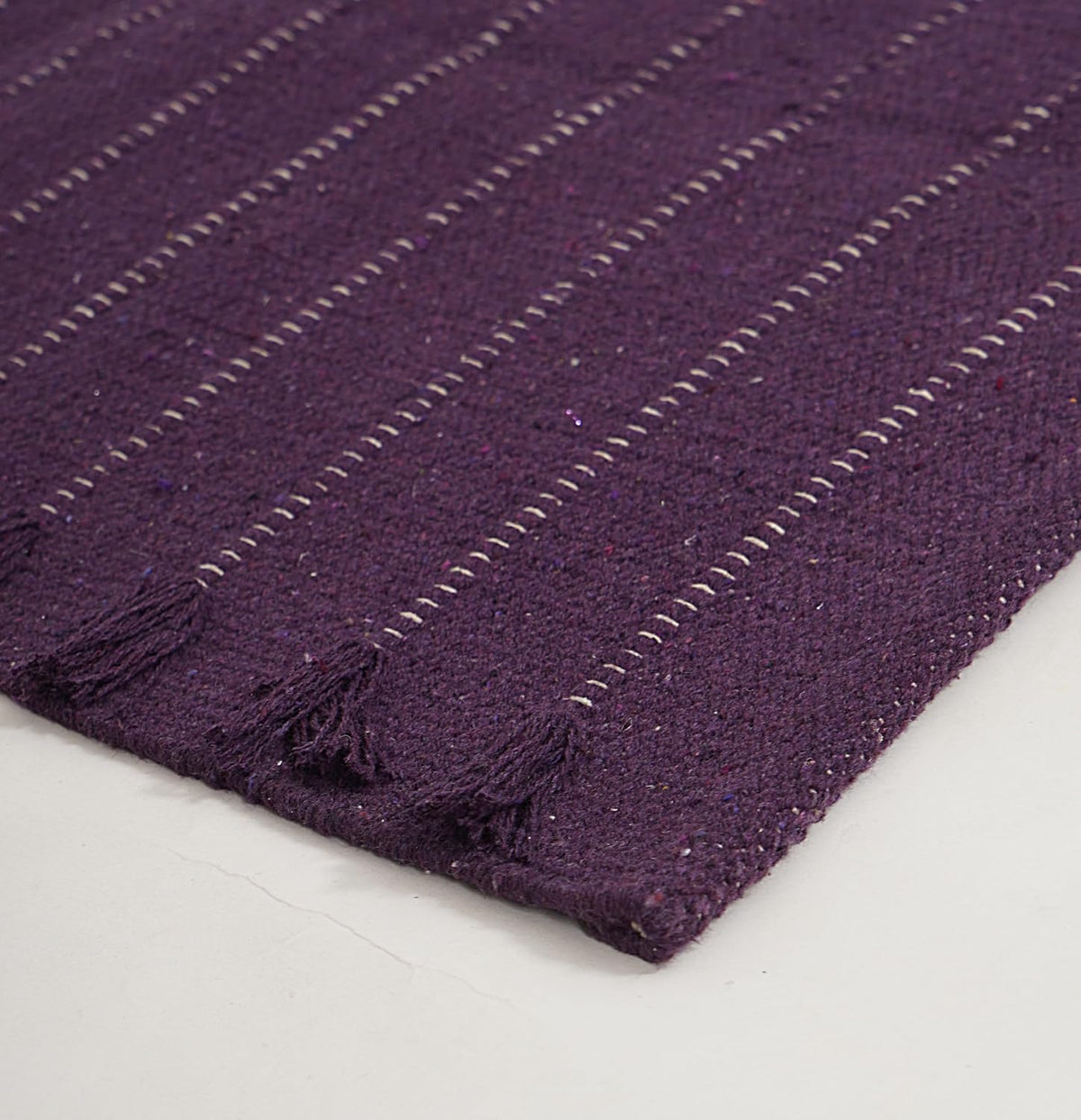 Indian Handmade 100% Organic Cotton Yoga Mat, Hand Woven Rug, Yoga Mat For Everyday Fitness at Home Comfortable Foldable Long Mat