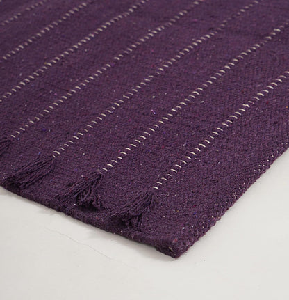 Indian Handmade 100% Organic Cotton Yoga Mat, Hand Woven Rug, Yoga Mat For Everyday Fitness at Home Comfortable Foldable Long Mat