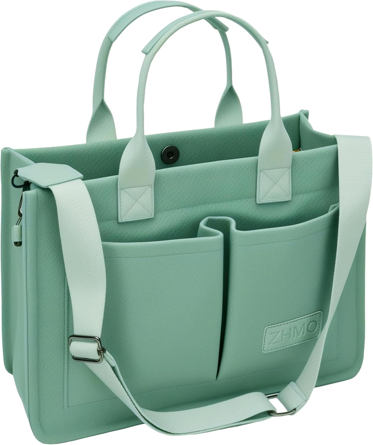 ZHMO Canvas Tote Bag for Women,Women's Bags Crossbody Bags Work Laptop Tote Bag Large Handbags Purse for Travel Nurse Teacher