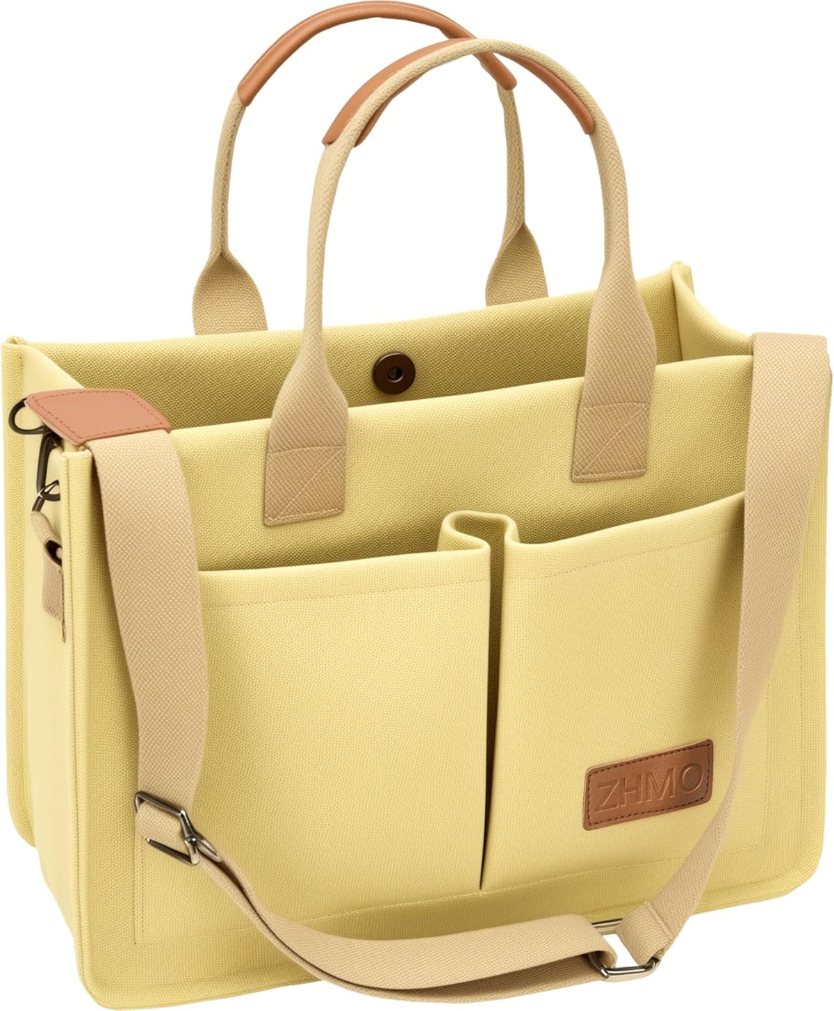 ZHMO Canvas Tote Bag for Women,Women's Bags Crossbody Bags Work Laptop Tote Bag Large Handbags Purse for Travel Nurse Teacher