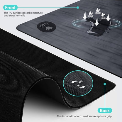 Pro Non Slip Yoga Mat Thick for Hot Yoga, Pilates, Workout & Home Gym