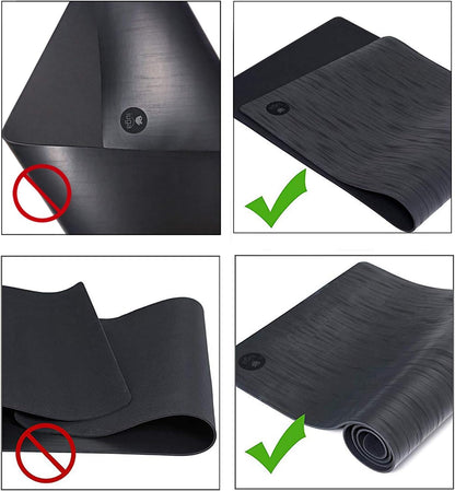 Pro Non Slip Yoga Mat Thick for Hot Yoga, Pilates, Workout & Home Gym