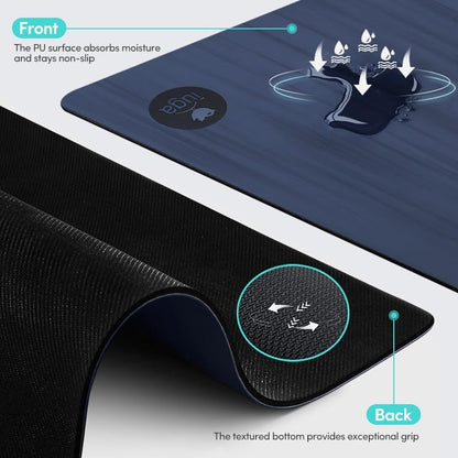 Pro Non Slip Yoga Mat Thick for Hot Yoga, Pilates, Workout & Home Gym