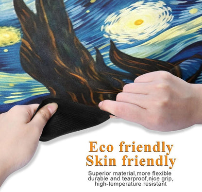 Starry Night Van Gogh Yoga Mat Non Slip Thick Pilates Fitness Mats Portable Exercise Mats for Home Workout Gym 71 * 26 inches