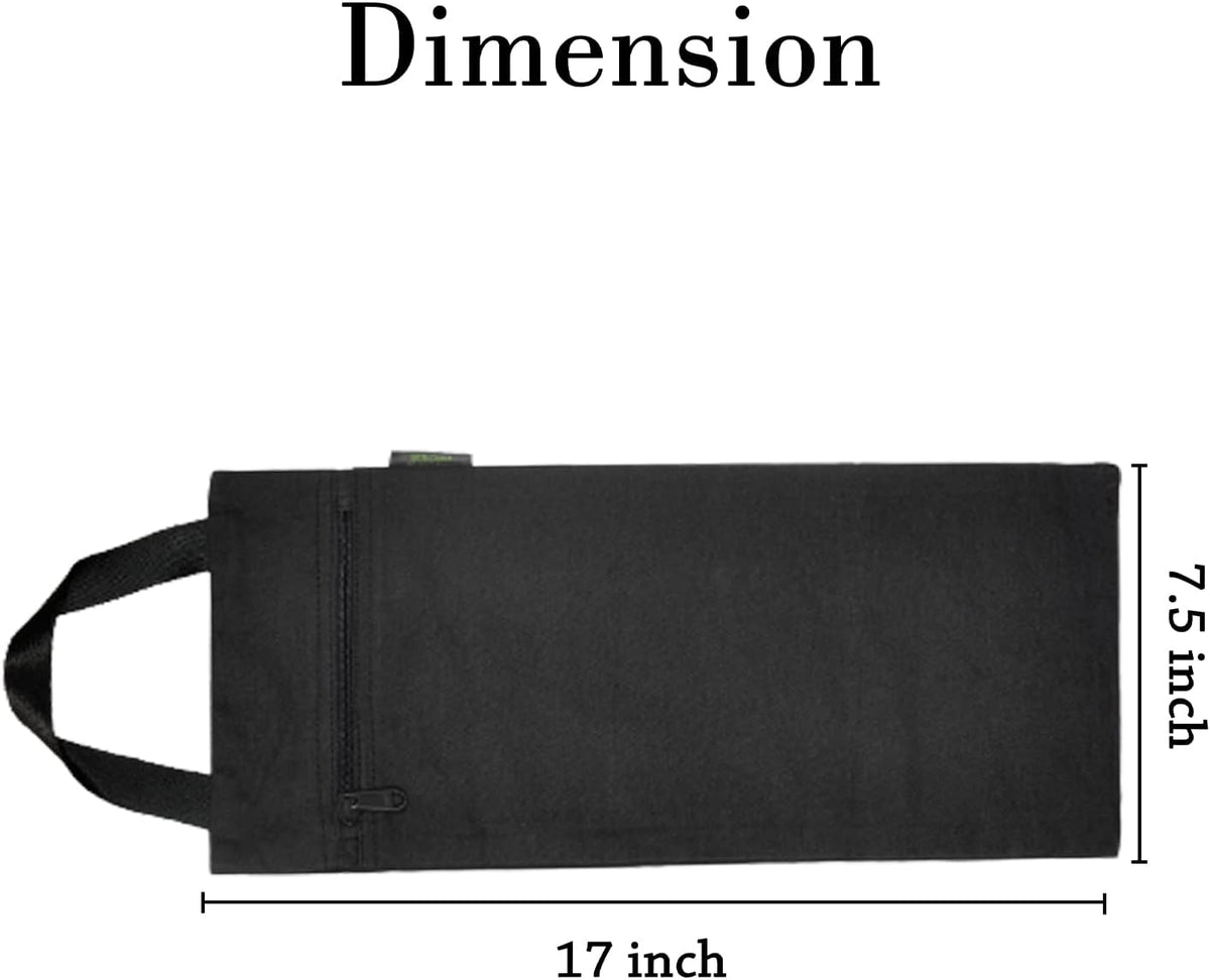 Yoga Sand Bag, Cotton Unfilled for Yogas, Weights & Resistance Training, Portable Weightlifting Sandbag