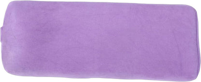 Meditation Cushion, Triple Layer Sponge Core Yoga Bolster Pillow, Restorative Yoga Pillow with Suede Cover Easy Carry Handle Machine Washable for Home Studio Relaxation (Purple)