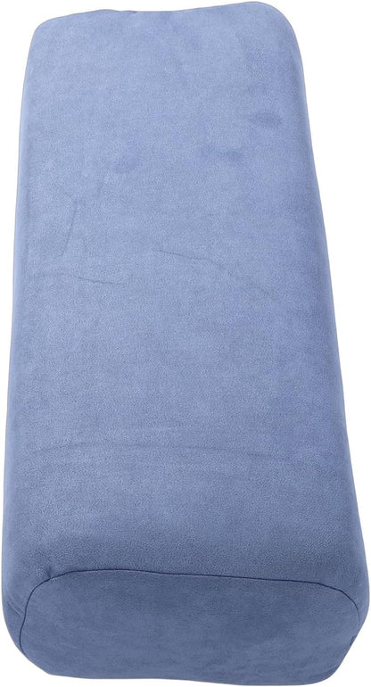 Meditation Cushion, Triple Layer Sponge Core Yoga Bolster Pillow, Restorative Yoga Pillow with Suede Cover Easy Carry Handle Machine Washable for Home Studio Relaxation (Purple)