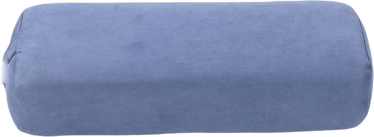 Meditation Cushion, Triple Layer Sponge Core Yoga Bolster Pillow, Restorative Yoga Pillow with Suede Cover Easy Carry Handle Machine Washable for Home Studio Relaxation (Purple)
