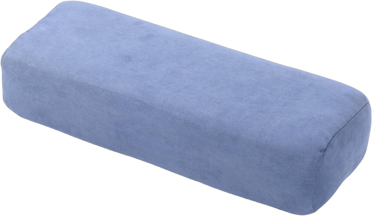 Meditation Cushion, Triple Layer Sponge Core Yoga Bolster Pillow, Restorative Yoga Pillow with Suede Cover Easy Carry Handle Machine Washable for Home Studio Relaxation (Purple)