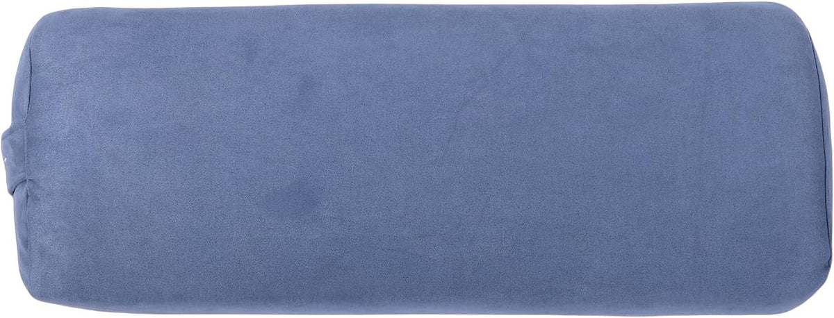 Meditation Cushion, Triple Layer Sponge Core Yoga Bolster Pillow, Restorative Yoga Pillow with Suede Cover Easy Carry Handle Machine Washable for Home Studio Relaxation (Purple)