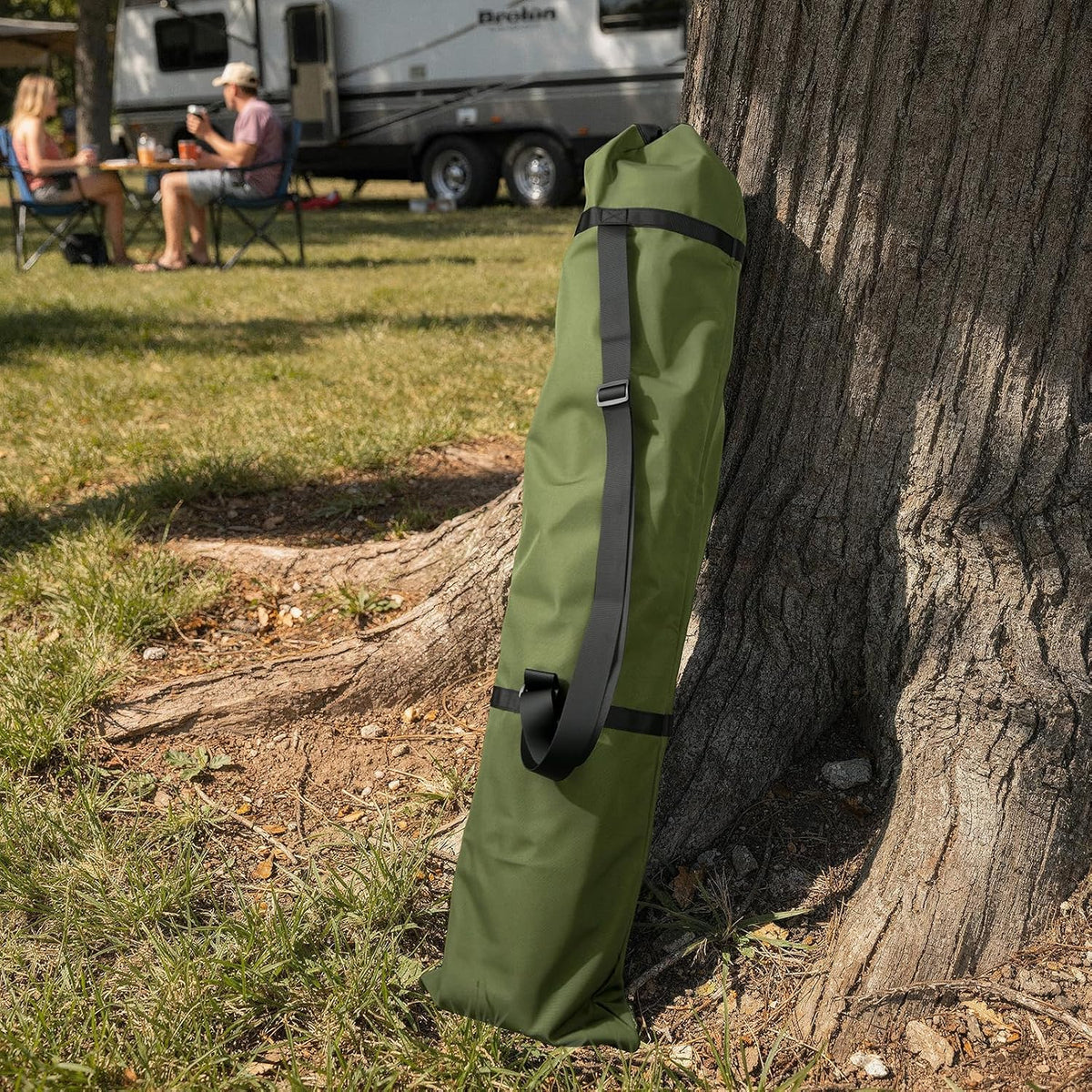 Foldable Camp Chair Replacement Bag Carrying Bag Large Mouth Bag with Shoulder Strap for Outdoor Camping, Heavy Duty Large Storage Folding Chair Bag 48 inches (Chair is not Included)