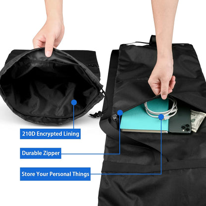 Foldable Camp Chair Replacement Bag Carrying Bag Large Mouth Bag with Shoulder Strap for Outdoor Camping, Heavy Duty Large Storage Folding Chair Bag 48 inches (Chair is not Included)