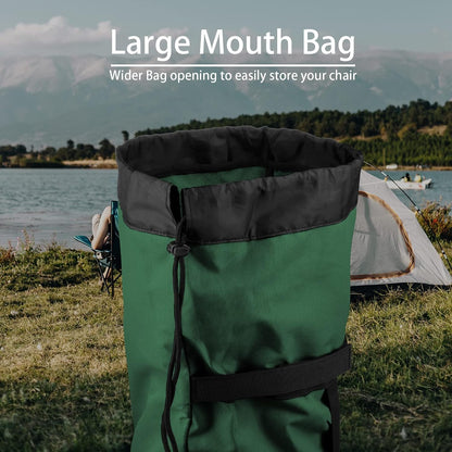 Foldable Camp Chair Replacement Bag Carrying Bag Large Mouth Bag with Shoulder Strap for Outdoor Camping, Heavy Duty Large Storage Folding Chair Bag 48 inches (Chair is not Included)