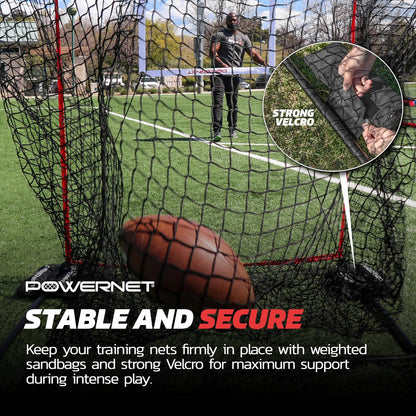 All Sport Sandbags, Portable Soccer Goal Stability Sand Bags, Extra Weight for Football, Softball or Baseball Net, Fill Heavy Duty Bags with Sand or Weighted Balls
